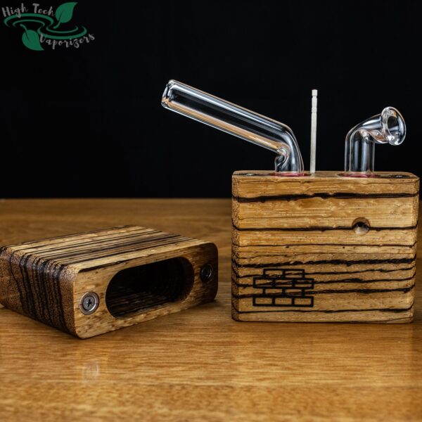 Junior Sticky Brick Flame Powered Extraction Device (Zebrawood) - Image 9