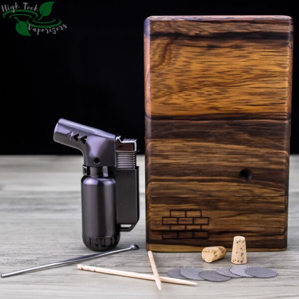 Junior Sticky Brick Flame Powered Extraction Device (Black Limba) - Image 11