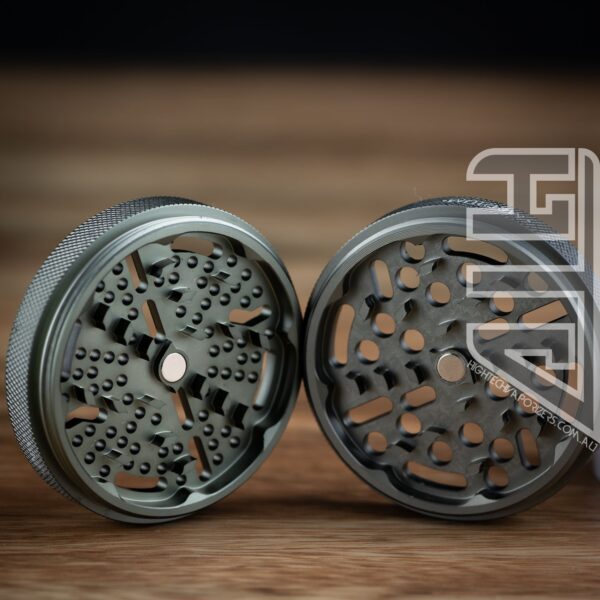 GR8TR® V2 Jar Grinder Matte Silver/Gun metal - Image 5
