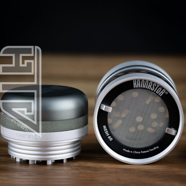GR8TR® V2 Jar Grinder Matte Silver/Gun metal - Image 8