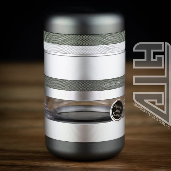 GR8TR® V2 Jar Grinder Matte Silver/Gun metal - Image 11