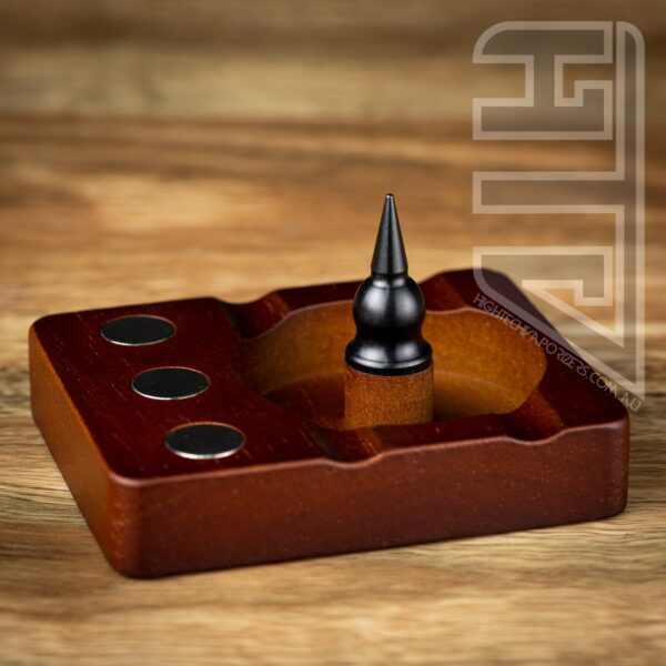 Wooden Debowler Stand W/ Steel Spike (for Dynavap) - Image 2