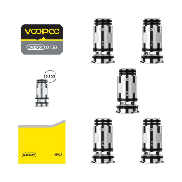 VooPoo PnP X Replacement Coils (5pk) - Image 2