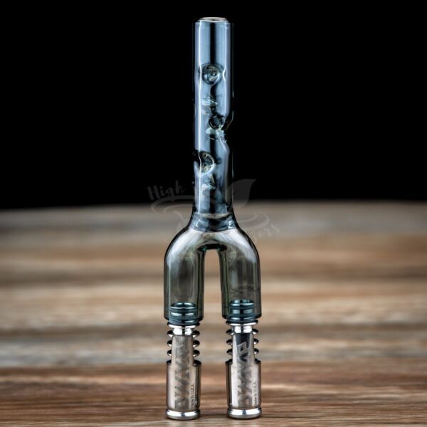 3D Double Barrel Glass VapCap Stem - Image 4