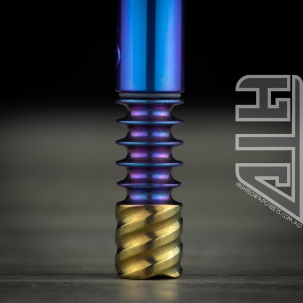 Blurple/gold XL Vortex & Intercooler Plus Titanium Tip - Image 7