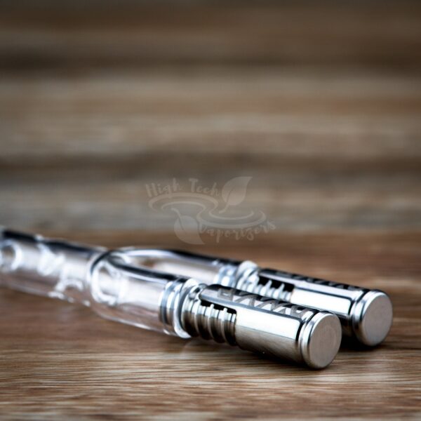 3D Double Barrel Glass VapCap Stem W/Mouthpiece - Image 2