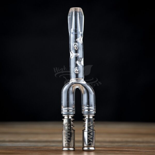3D Double Barrel Glass VapCap Stem W/Mouthpiece - Image 5