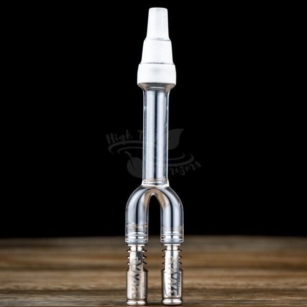 3in1 Double Barrel Glass VapCap Stem - Image 4