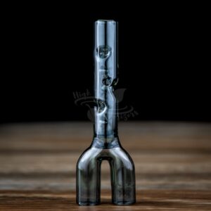 3D Double Barrel Glass VapCap Stem