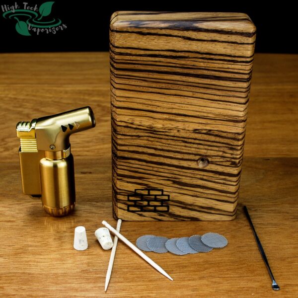 Junior Sticky Brick Flame Powered Extraction Device (Zebrawood) - Image 2