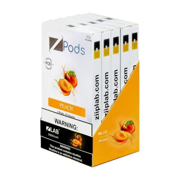 Ziip Peach 4 Pods - Image 2