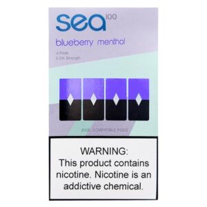Sea 100 Blueberry Menthol 4 Pods